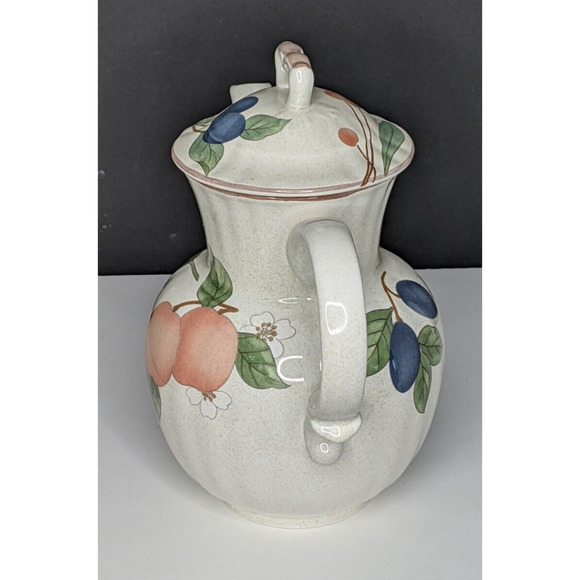 Mikasa Country Classics FRUIT PANORAMA Tall Coffee Pot 6 Cup DC014 EUC - Picture 11 of 16